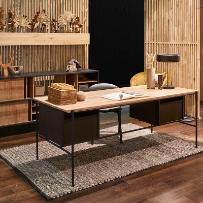 Enfilade Oscar Teca de Ethnicraft Enfilade Oscar Teca de Ethnicraft