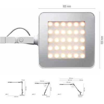 Lámpara Kelvin Led Base Flos medidas