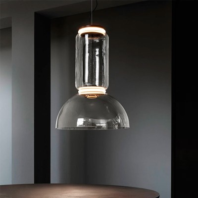 Noctambule Suspension 1 Low Cylinder and Bowl Flos Noctambule Suspension 1 Low Cylinder and Bowl Flos