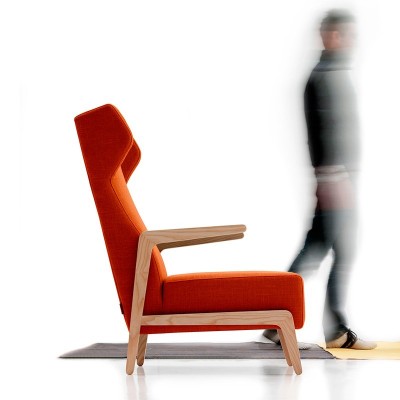 Boomerang Chill armchair and pouf by Sancal Boomerang Chill armchair and pouf by Sancal