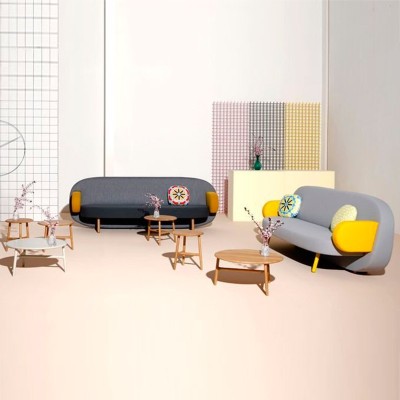 Sofá Float de Karim Rashid para Sancal en Moises Showroom Sofá Float de Karim Rashid para Sancal en Moises Showroom