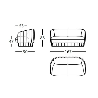 Sofá Tonella by Sancal Sofá Tonella by Sancal