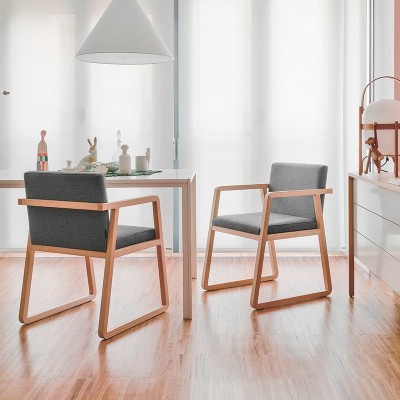 Silla con brazos Midori de Sancal en Moises Showroom Silla con brazos Midori de Sancal en Moises Showroom