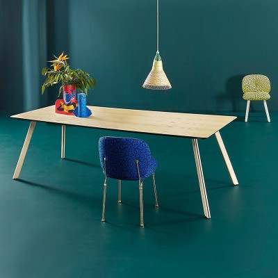 Mesa de comedor Tortuga rectangular de Sancal en Moises Showroom Mesa de comedor Tortuga rectangular de Sancal en Moises Showroom