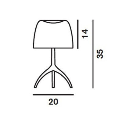 Lumiere 05 petite lampe - Foscarini Lumiere 05 petite lampe - Foscarini