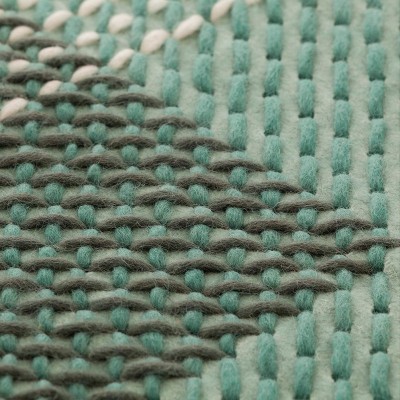 Alfombra Canevas Geo verde de Gan Rugs en Moises Showroom Alfombra Canevas Geo verde de Gan Rugs en Moises Showroom