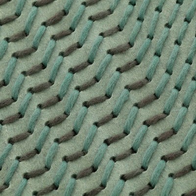Alfombra Canevas Geo verde de Gan Rugs en Moises Showroom Alfombra Canevas Geo verde de Gan Rugs en Moises Showroom