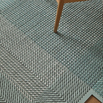 Alfombra Canevas Geo verde de Gan Rugs en Moises Showroom Alfombra Canevas Geo verde de Gan Rugs en Moises Showroom