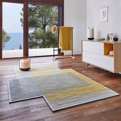Alfombra Canevas Geo gris de Gan Rugs en Moises Showroom Alfombra Canevas Geo gris de Gan Rugs en Moises Showroom