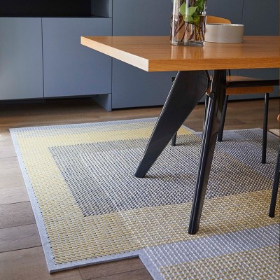 Alfombra Canevas Geo gris de Gan Rugs en Moises Showroom Alfombra Canevas Geo gris de Gan Rugs en Moises Showroom
