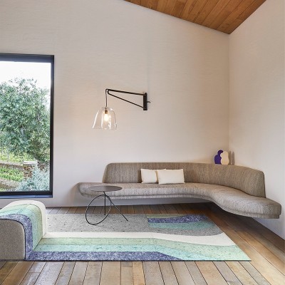 Alfombra Nuances Curve Naiad de Gan Rugs en Moises Showroom Alfombra Nuances Curve Naiad de Gan Rugs en Moises Showroom