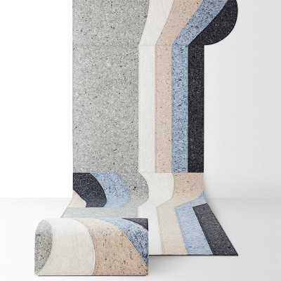 Alfombra Nuances Round Volcano de Gan Rugs en Moises Showroom Alfombra Nuances Round Volcano de Gan Rugs en Moises Showroom