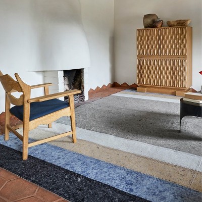 Alfombra Nuances Round Volcano de Gan Rugs en Moises Showroom Alfombra Nuances Round Volcano de Gan Rugs en Moises Showroom