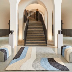 Alfombra Nuances Curve de Gan Rugs en Moises Showroom Alfombra Nuances Curve de Gan Rugs en Moises Showroom