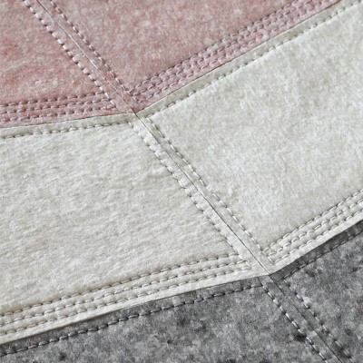 Alfombra Nuances Round Burgundy de Gan Rugs