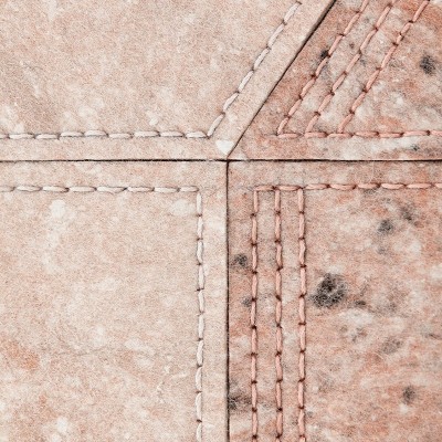 Alfombra Nuances Round Burgundy de Gan Rugs