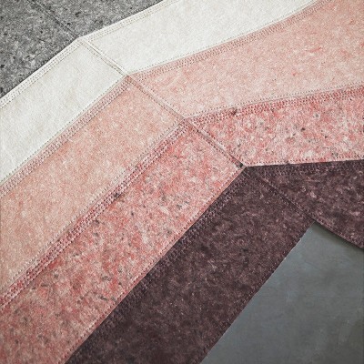 Alfombra Nuances Round Burgundy de Gan Rugs Alfombra Nuances Round Burgundy de Gan Rugs
