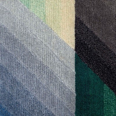 Alfombra Mirage Blue de Gan Rugs en Moises Showroom Alfombra Mirage Blue de Gan Rugs en Moises Showroom