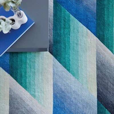 Alfombra Mirage Blue de Gan Rugs en Moises Showroom Alfombra Mirage Blue de Gan Rugs en Moises Showroom