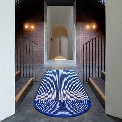Alfombra Ply Blue de Gan Rugs en Moises Showroom Alfombra Ply Blue de Gan Rugs en Moises Showroom