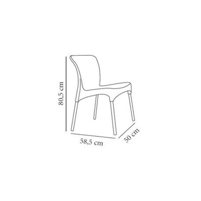 Silla de exterior Moon de Resol Silla de exterior Moon de Resol