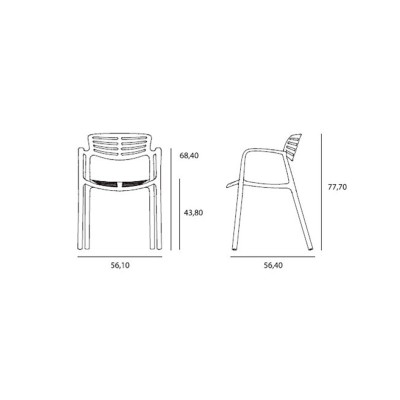 Chaise Toledo Aire de Resol Chaise Toledo Aire de Resol