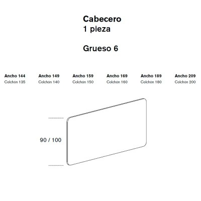Cabecero Lota de Treku en Moises Showroom Cabecero Lota de Treku en Moises Showroom