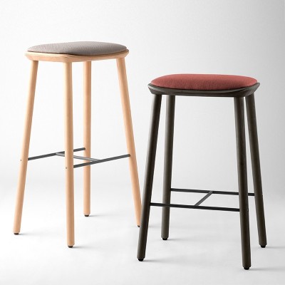 Bisell upholstered stool by Treku Bisell upholstered stool by Treku