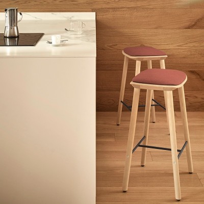 Bisell upholstered stool by Treku Bisell upholstered stool by Treku