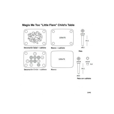 Mesa Piano Little Flare Magis Me Too medidas Mesa Piano Little Flare Magis Me Too medidas