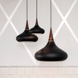 ambiente con Lámparas Orient p1 y P2 color black Fritz Hansen ambiente con Lámparas Orient p1 y P2 color black Fritz Hansen