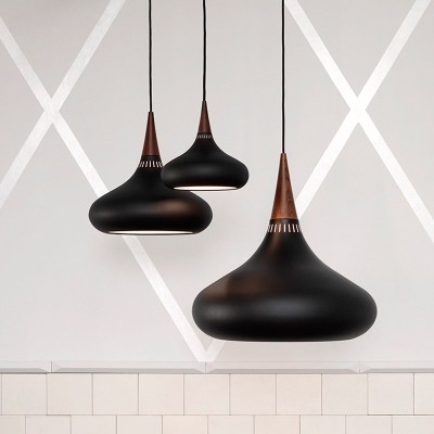 ambiente con Lámparas Orient p1 y P2 color black Fritz Hansen ambiente con Lámparas Orient p1 y P2 color black Fritz Hansen