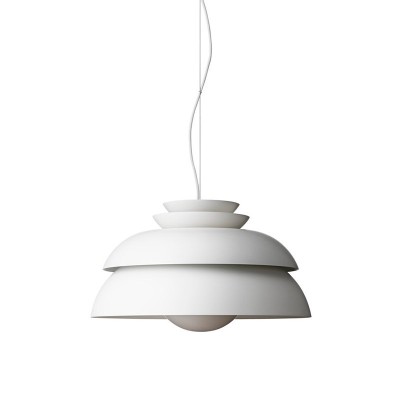 Lámpara de suspensión Concert p1 de Fritz Hansen color blanco Lámpara de suspensión Concert p1 de Fritz Hansen color blanco