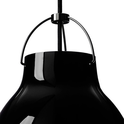 Detalle Lámpara Caravaggio P3 color BlackBlack de Fritz Hansen Detalle Lámpara Caravaggio P3 color BlackBlack de Fritz Hansen