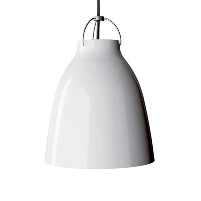 Lámpara Caravaggio P3 color blanco cordón gris Fritz Hansen Lámpara Caravaggio P3 color blanco cordón gris Fritz Hansen