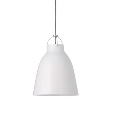 Lámpara Caravaggio P2 color blanco cordón gris Fritz Hansen Lámpara Caravaggio P2 color blanco cordón gris Fritz Hansen