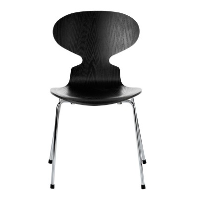 Silla Ant 4p de Jacobsen para Fritz Hansen con carcasa de fresno coloreado