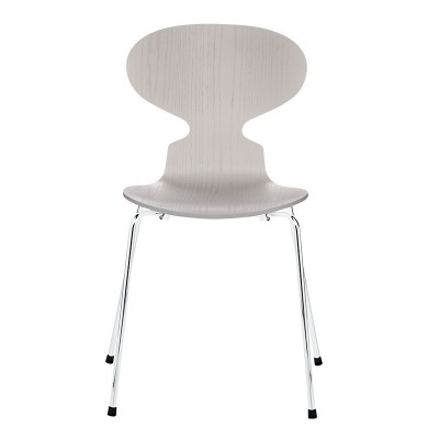 Silla Ant 4p de Jacobsen para Fritz Hansen con carcasa de fresno coloreado