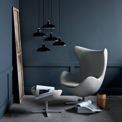 Sillón Egg de Fritz Hansen en ambiente 1 Sillón Egg de Fritz Hansen en ambiente 1