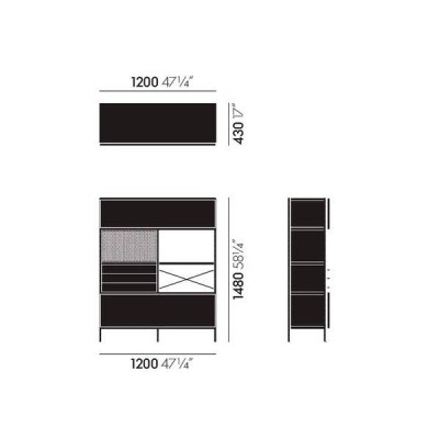 ESU Bookcase Shelf - Vitra ESU Bookcase Shelf - Vitra