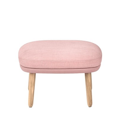 Reposa pies Ro con patas de madera de Fritz Hansen Reposa pies Ro con patas de madera de Fritz Hansen