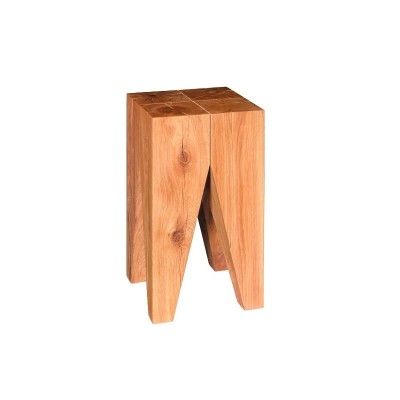 Mesita st04 Backenzahn en roble marca e15. Disponible en Moisés Showroom