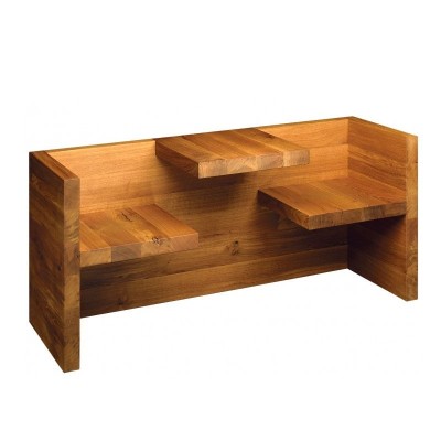 Mesa-banco Tafel en roble aceitado de E15. Disponible en Moisés showroom Mesa-banco Tafel en roble aceitado de E15. Disponible en Moisés showroom