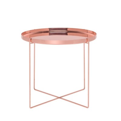 Comprar Mesa auxiliar Habibi color cobre talla L de E15. Disponible en Moisés showroom Comprar Mesa auxiliar Habibi color cobre talla L de E15. Disponible en Moisés showroom