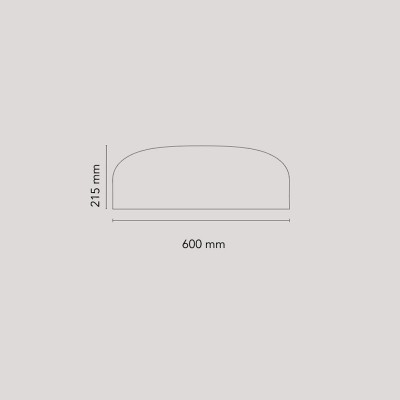 Dimensiones Aplique Smithfield C LED de Flos. Disponible en Moisés showroom Dimensiones Aplique Smithfield C LED de Flos. Disponible en Moisés showroom
