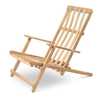 Carl Hansen Deck chair BM5568 teca para exterior. Disponible en Moisés showroom Carl Hansen Deck chair BM5568 teca para exterior. Disponible en Moisés showroom