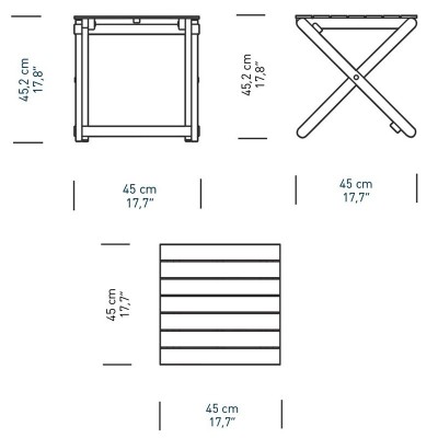 Dimensiones mesa auxiliar BM5868 de carl Hansen. Disponible en Moisés showroom Dimensiones mesa auxiliar BM5868 de carl Hansen. Disponible en Moisés showroom