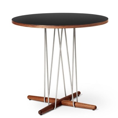 Comprar Mesa embrace E020 en nogal negro con base acero inoxidable de Carl Hansen. Disponible en Moisés showroom Comprar Mesa embrace E020 en nogal negro con base acero inoxidable de Carl Hansen. Disponible en Moisés showroom