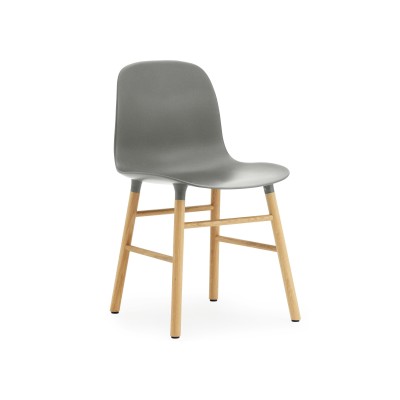 comprar Silla Form color gris patas roble de Normann copenhagen. comprar Silla Form color gris patas roble de Normann copenhagen.