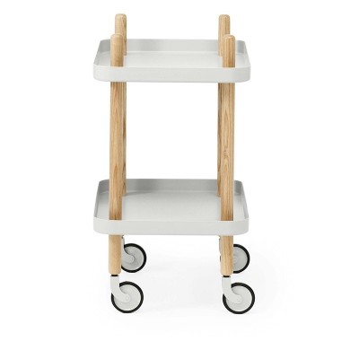 perfil Carrito Block Table color gris claro de Normann Copenhagen.